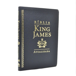BÍBLIA KING JAMES ATUALIZADA KJA - SLIM - MÉDIA LUXO PRETA BÍBLIA KING JAMES ATUALIZADA KJA - SLIM - MÉDIA LUXO PRETA