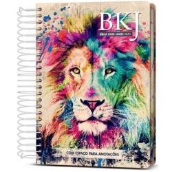 BÍBLIA KING JAMES 1611 ANOTE- LION COLORS BÍBLIA KING JAMES 1611 ANOTE- LION COLORS