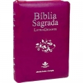 Bíblia Sagrada Letra Gigante Vinho