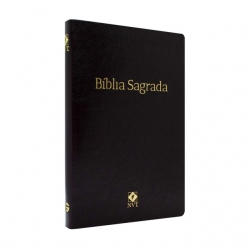 Bíblia NVT slim luxo Marrom