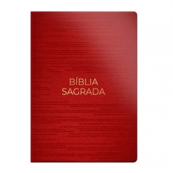 Bíblia NVT Letra Gigante - Luxo - Vermelha