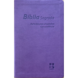 Bíblia Sagrada Referências Cruzadas Concordância - Lilás Bíblia Sagrada Referências Cruzadas Concordância - Lilás