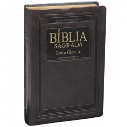 Bíblia Sagrada Letra Gigante - Capa Marrom