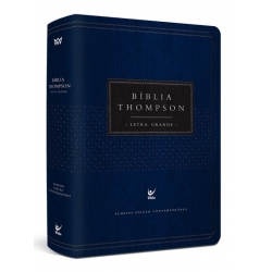 Bíblia Thompson de Estudo | AEC | Letra Grande | Capa Luxo Azul Bíblia Thompson de Estudo | AEC | Letra Grande | Capa Luxo Azul