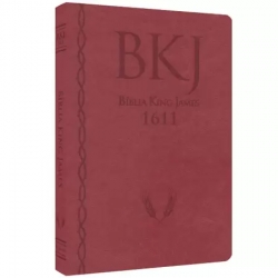 Biblia Slim King James 1611 Ultra Fina Ampliada Vermelha