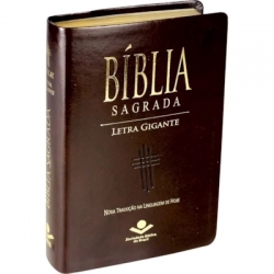 Bíblia Sagrada | Letra Gigante | NTLH | Capa Marrom Bíblia Sagrada | Letra Gigante | NTLH | Capa Marrom