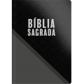 Bíblia Sagrada RC - Letra Grande - Preta e Cinza