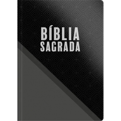 Bíblia Sagrada RC - Letra Grande - Preta e Cinza Bíblia Sagrada RC - Letra Grande - Preta e Cinza