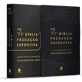 Bíblia Pregação Expositiva | RA |PU luxo preto