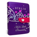 Bíblia Minha Linda Princesinha Capa Flexível Com Fecho