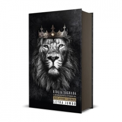 Bíblia Sagrada Letra Jumbo RC Harpa E Corinhos Grande Capa Dura Rei Dos Reis