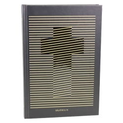 Bíblia Sagrada NAA | SBB | Capa dura ilustrada, cruz dourada