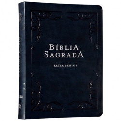 Bíblia Sagrada | NVI | Letra Sênior | Capa azul