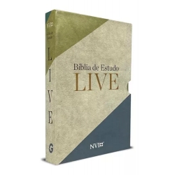 Bíblia De Estudo Live | Nvi Letra Média Capa Luxo Live Flow