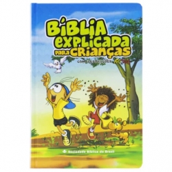 Bíblia Explicada para Crianças Mig & Meg NTLH Capa dura ilustrada - Azul Bíblia Explicada para Crianças Mig & Meg NTLH Capa dura ilustrada - Azul