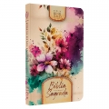 Bíblia KJA | Capa Dura | Slim |Edição Luxo| Flores e Folhas