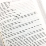 Bíblia de Estudo a Mensagem em linguagem contemporânea - Luxo Preta