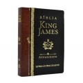 Bíblia King James Atualizada | KJA | Letra Ultra Gigante | Capa Preta e Marrom