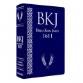 Bíblia King James 1611 - letra ultra-gigante - capa luxo azul