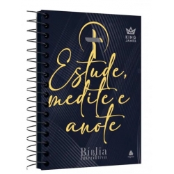 Bíblia Interativa Estude, Medite e Anote - Modelo Tradição - King James