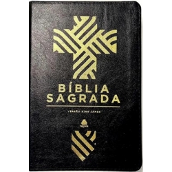 Bíblia Sagrada King James Capa preta com fecho Bíblia Sagrada King James Capa preta com fecho