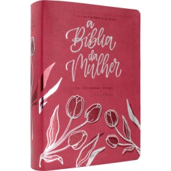 Bíblia da Mulher - Nova Edição  - Capa Rosa (ARC)