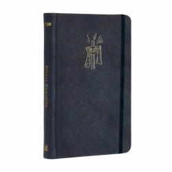 Bíblia NVI Slim - Capa Dura Azul Cruz Dourada