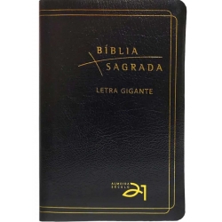 Biblia Sagrada Almeida Século 21 - Letra Gigante - Preta